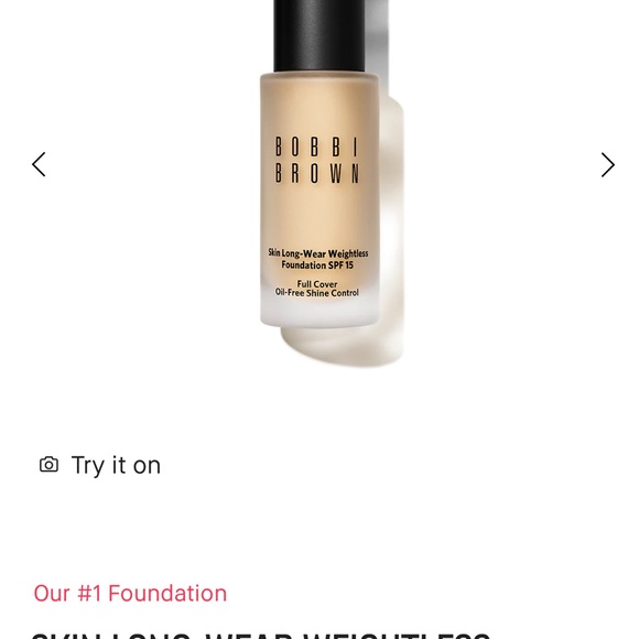 Bobbi Brown Other - Bobbi Brown foundation